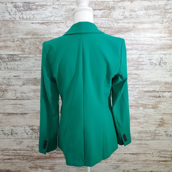 HALOGEN Green Ultra Double Breasted Blazer S - Picture 2 of 12